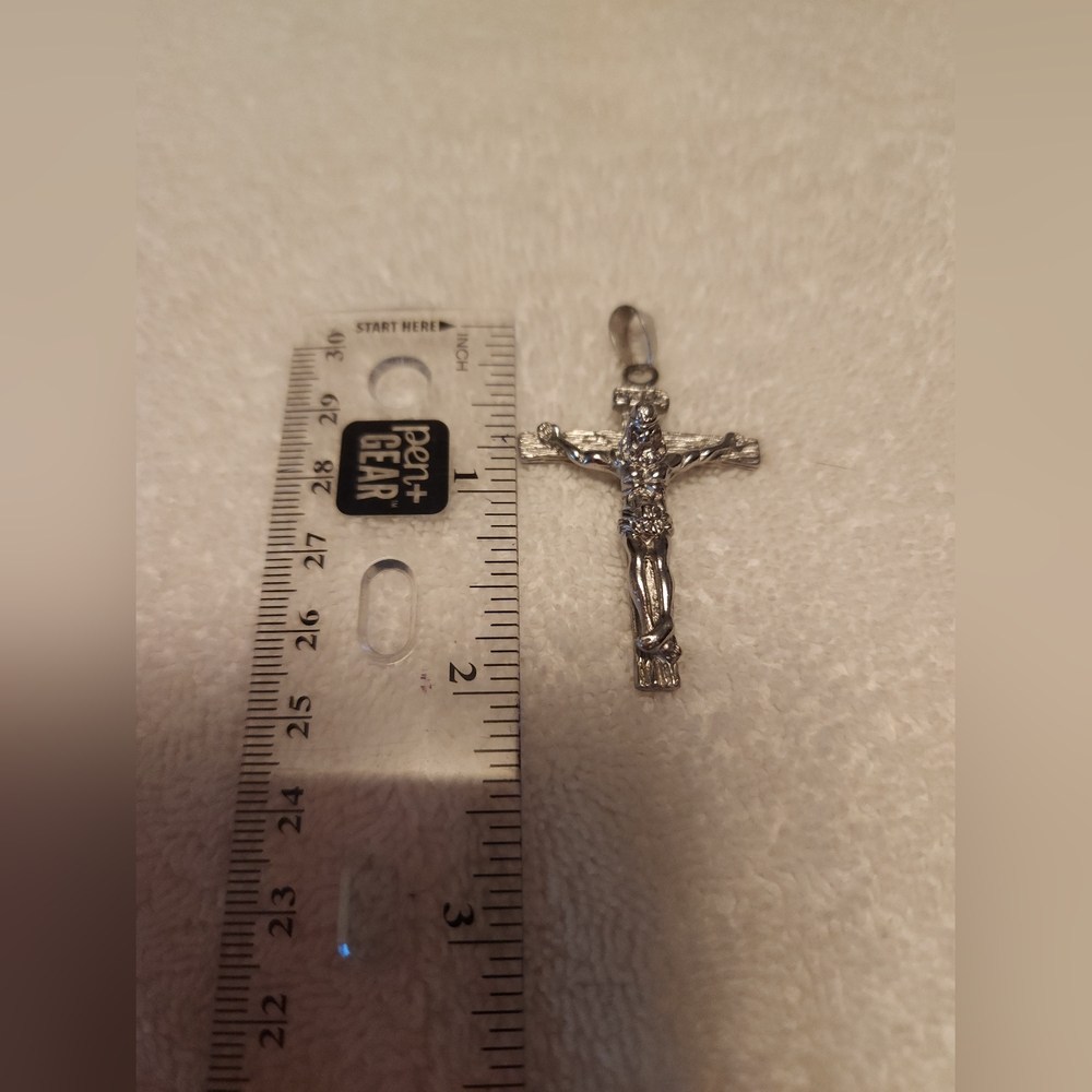Stainleas Steel Silver Cross Pendant